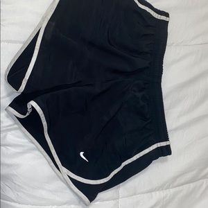 black nike shorts